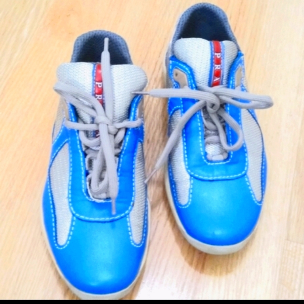Last call Prada shoes America cup patent leather low trainers Prada Size 36 US 6